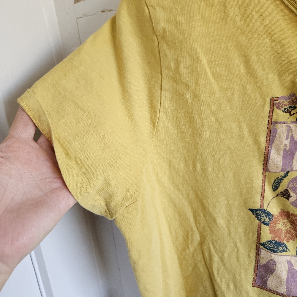 Festival Tour yellow tee size 1X - Picture 4 of 7
